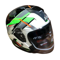 AiM Шлем JK526 Fluo-Green/White/Black в Перми