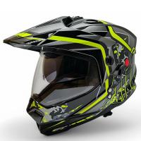 AIM Шлем кросс/эндуро JK802S Yellow/Grey/Black в Перми