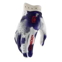 100% Мотоперчатки текстильные ITrack Blue/White 2026 в Перми