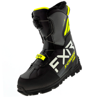 FXR Ботинки снегоходные X-Cross Pro BOA с утеплителем Black/Hi Vis в Перми