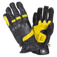 BY City Мотоперчатки Retro II Black/Yellow в Перми