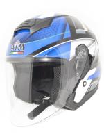AiM Шлем открытый JK526 Blue/Grey/Black в Перми