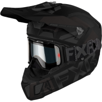 FXR Шлем Clutch Cold Stop QRS Electric 22 Black Ops в Перми