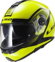 LS2 Мотошлем снегоходный FF325 Strobe Electric Snow Civik Желтый/Черный в Перми