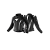 Shima Куртка Кожаная женская Miura 2.0 Black/White в Перми