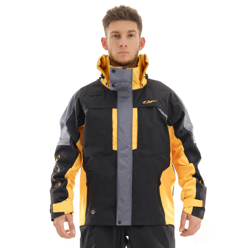 Dragonfly Куртка мембранная Quad Pro Black-yellow в Перми