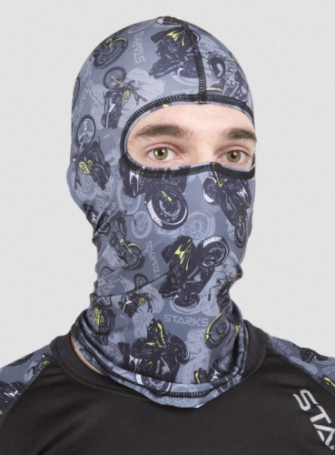 Starks Подшлемник Light Print Moto Серый принт в Перми