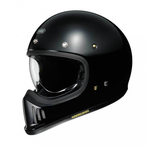 Shoei Мотошлем EX-Zero Plain Черный глянцевый в Перми