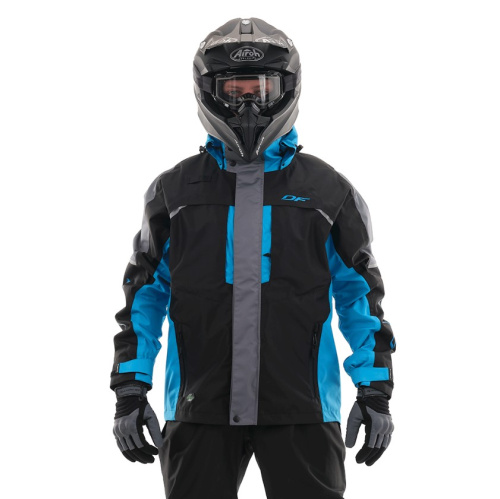 Dragonfly Куртка мембранная Quad Pro Black-Blue в Перми