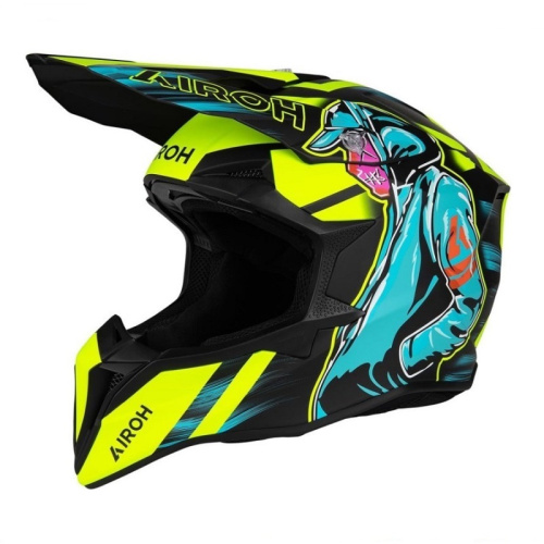 Airoh Шлем Wraaap Cyber Yellow Matt в Перми