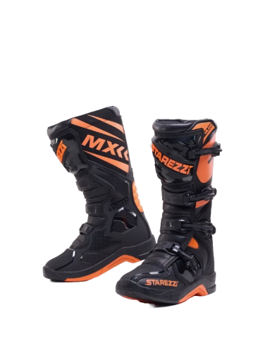 Starezzi Мотоботы Milano Black/Orange в Перми