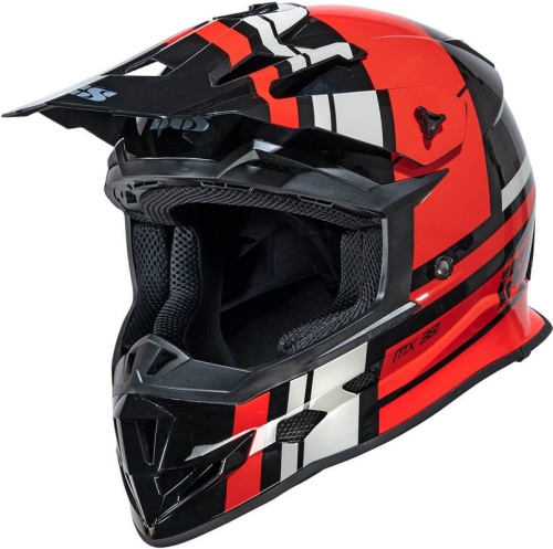 IXS Мотошлем iXS361 2.3 Черно-красный в Перми