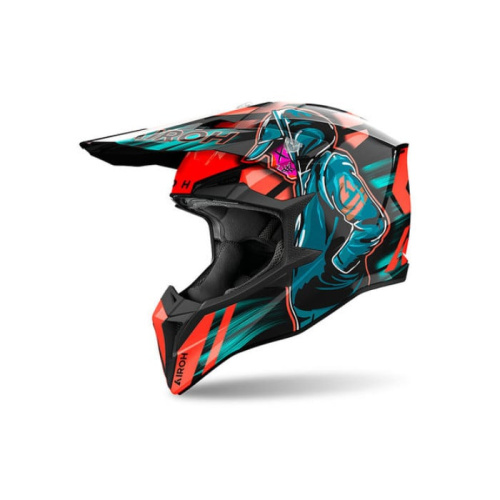 Airoh Шлем Wraaap Cyber Orange Glossy в Перми