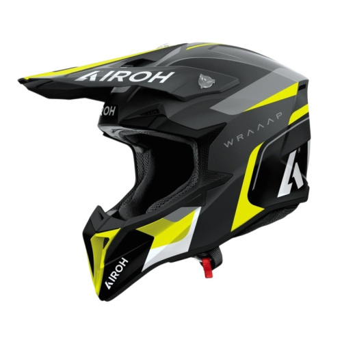 Airoh Шлем Wraaap Conquer Yellow Matt в Перми