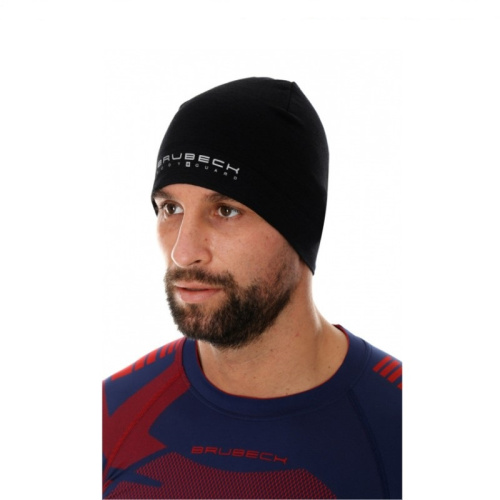 Brubeck Шапка шерстяная Active Wool Черная в Перми