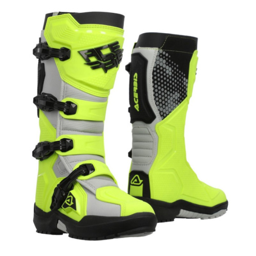Acerbis Мотоботы кроссовые Artiglio Fluo Yellow/White в Перми