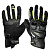 Sweep Перчатки кожаные+текстиль Hammer Black/Yellow в Перми