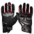 Sweep Перчатки кожаные+текстиль Hammer Black/Red в Перми