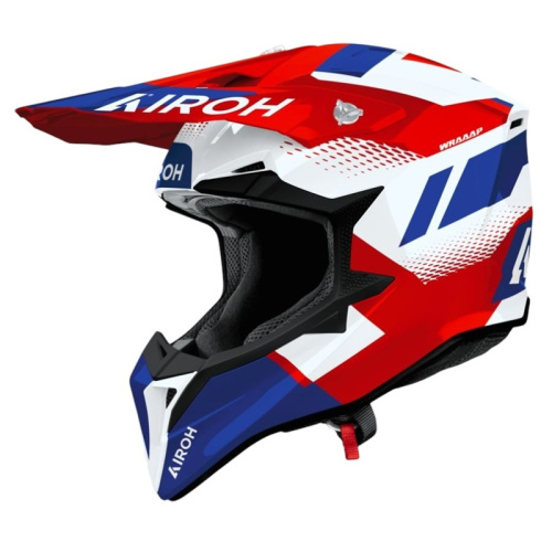 Airoh Шлем Wraaap Vision Red-Blue Gloss в Перми