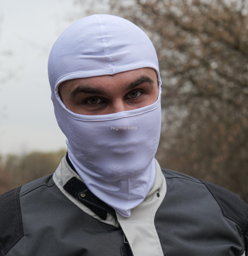 MotoLike Подшлемник Хлопок/Эластан Белый в Перми