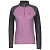 Scott Термокофта женская  Zip Defined Merino dark grey melange/cassis pink в Перми