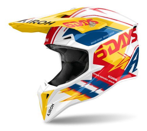 Airoh Мотошлем Wraaap Sixdays Spain 2024 Glossy в Перми
