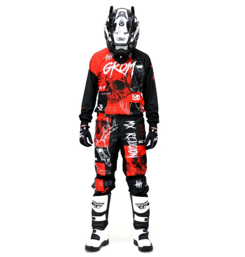 Grom Джерси + штаны MX Religion red в Перми