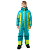 Dragonfly Зимний утепленный комбинезон Gravity Teenager Dark Green - Lime 2025 в Перми