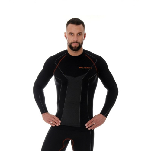 Brubeck Футболка мужская Thermo Protect черный в Перми