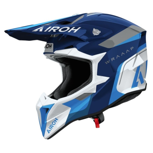 Airoh Шлем Wraaap Conquer Blue Gloss в Перми
