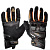 Sweep Перчатки кожаные+текстиль Hammer Black/Orange в Перми