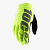 100% Мотоперчатки текстильные подростковые Brisker Youth Glove Fluo Yellow в Перми