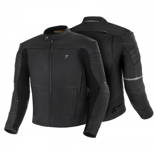 Shima Мотокуртка Кожаная Shadow TFL Black в Перми